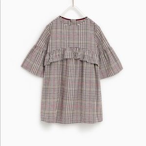 Zara Girls Soft Collection Gray and Red Dr…